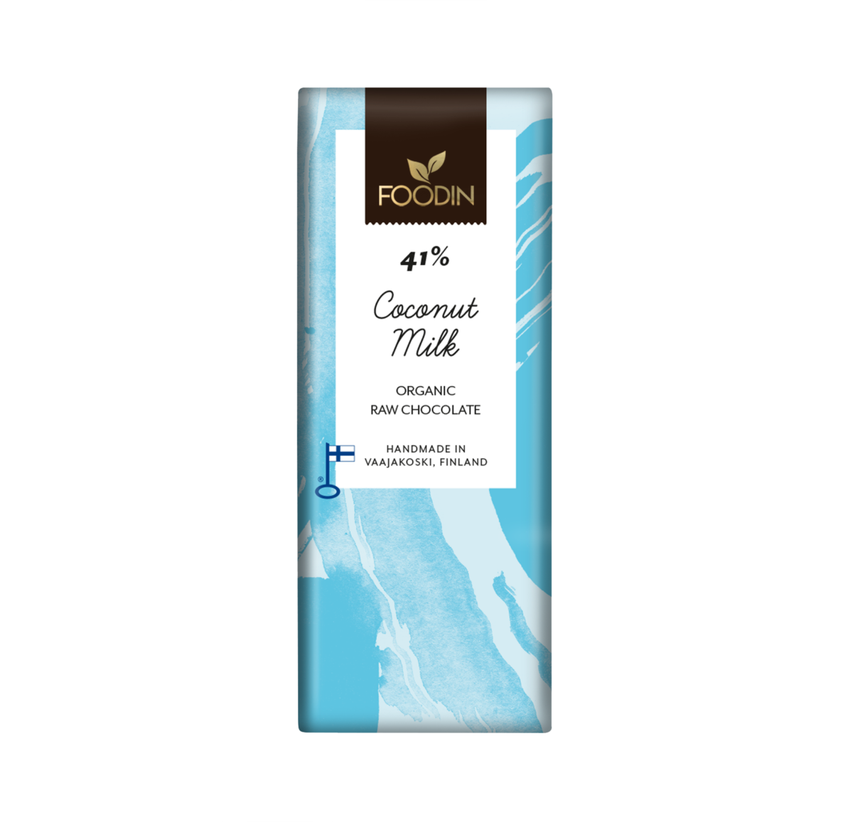 【FOODIN】Raw Chocolate Coconut Milk 41%, Organic 40g|ローチョコレート ココナッツミルク 単品
