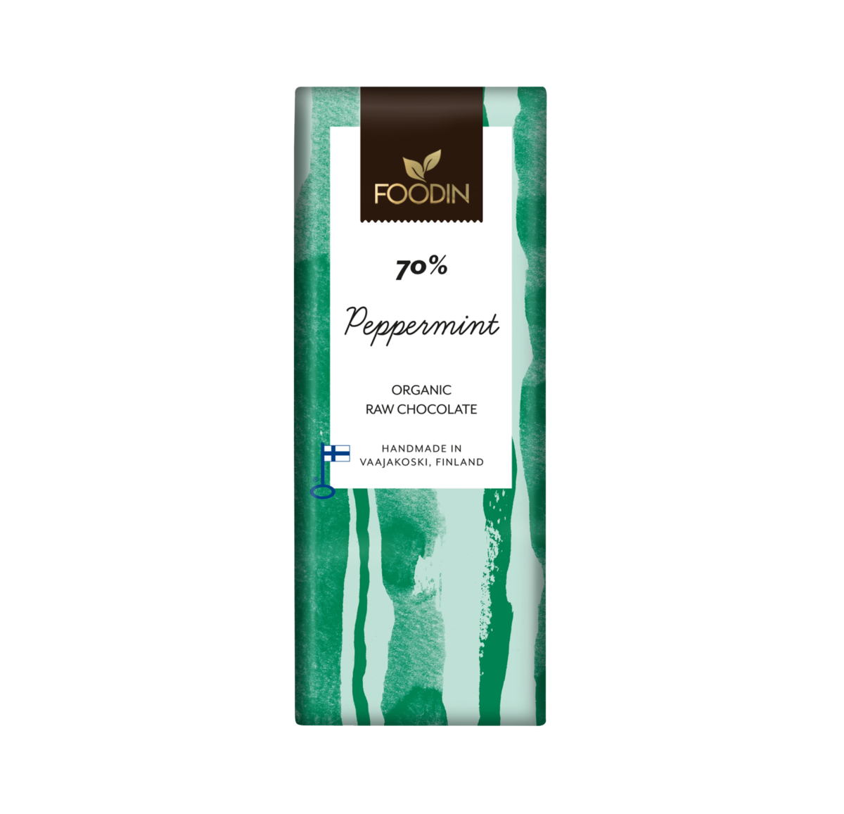 【FOODIN】Raw Chocolate Peppermint 70%, 40g|ローチョコレート ペパーミント 単品
